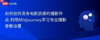如何创作具有电影质感的摄影作品 利用Midjourney学习专业摄影参数设置