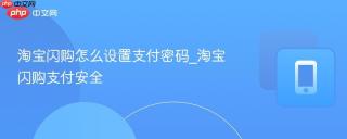 淘宝闪购怎么设置支付密码_淘宝闪购支付安全