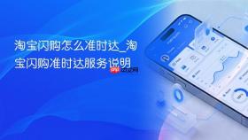 淘宝闪购怎么准时达_淘宝闪购准时达服务说明