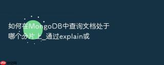 如何在mongodb中查询文档处于哪个分片上_通过explain或