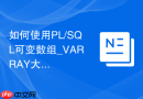 如何使用PL/SQL可变数组_VARRAY大小限制与批量数据传递