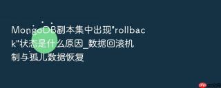 mongodb副本集中出现\
