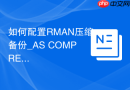 如何配置RMAN压缩备份_AS COMPRESSED BACKUPSET缩减备份体积