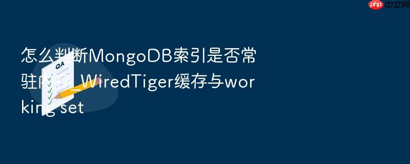 怎么判断mongodb索引是否常驻内存_wiredtiger缓存与working set