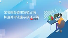 宝塔服务器带宽被占满_排查异常流量与限速设置