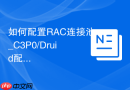 如何配置RAC连接池_C3P0/Druid配置多SCAN IP与重试机制