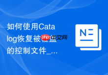 如何使用Catalog恢复被覆盖的控制文件_从恢复目录中拉取早期元数据