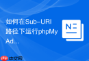 如何在Sub-URI路径下运行phpMyAdmin_Nginx重写规则与别名配置