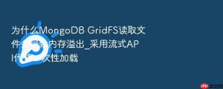 为什么mongodb gridfs读取文件会导致内存溢出_采用流式api代替一次性加载