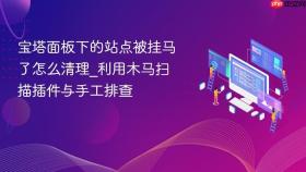 宝塔面板下的站点被挂马了怎么清理_利用木马扫描插件与手工排查