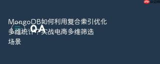 mongodb如何利用复合索引优化多维统计?实战电商多维筛选场景
