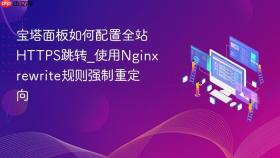 宝塔面板如何配置全站https跳转_使用nginx rewrite规则强制重定向