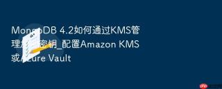 mongodb 4.2如何通过kms管理加密密钥_配置amazon kms或azure vault