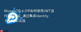 mongodb 6.0中如何使用jwt进行身份验证_通过集成identity provider实现