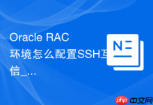 Oracle RAC环境怎么配置SSH互信_利用ssh-keygen和认证文件实现免密