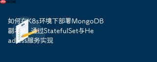 如何在k8s环境下部署mongodb副本集_通过statefulset与headless服务实现