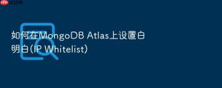 如何在mongodb atlas上设置白明白(ip whitelist)