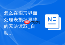 怎么在图形界面处理表损坏导致的无法读取_自动修复流程