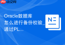 Oracle数据库怎么进行备份校验_通过PL/SQL检查数据一致性