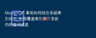 mongodb 事务如何结合多级索引优化_利用覆盖索引提升事务内的查询速度