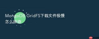 mongodb gridfs下载文件极慢怎么排查
