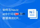 如何在Navicat中打印超大型数据库的ER全景图_通过调整页面设置与缩放比例