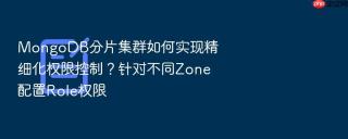 mongodb分片集群如何实现精细化权限控制?针对不同zone配置role权限