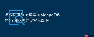 怎么使用rust语言向mongodb的gridfs高并发写入数据
