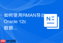 如何使用RMAN导出Oracle 12c数据库备份_生成BACKUPSET导出文件