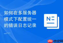 如何在多服务器模式下配置统一的错误日志记录_集中式审计与操作回溯排查