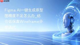 figma ai一键生成原型图精度不足怎么办_结合低保真wireframe分步迭代