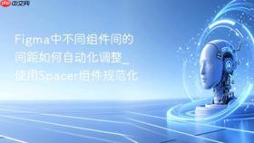 figma中不同组件间的间距如何自动化调整_使用spacer组件规范化