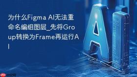 为什么Figma AI无法重命名编组图层_先将Group转换为Frame再运行AI