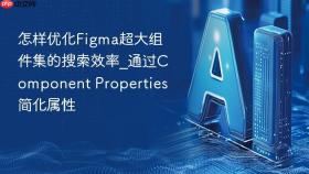 怎样优化figma超大组件集的搜索效率_通过component properties简化属性