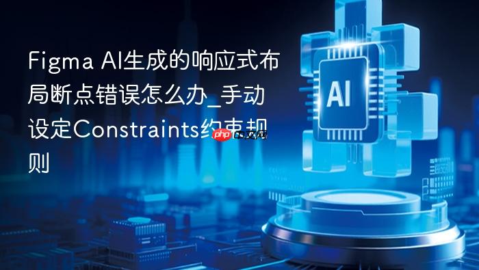 figma ai生成的响应式布局断点错误怎么办_手动设定constraints约束规则
