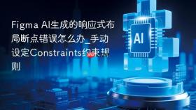 figma ai生成的响应式布局断点错误怎么办_手动设定constraints约束规则