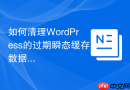 如何清理WordPress的过期瞬态缓存数据_transient记录批量删除