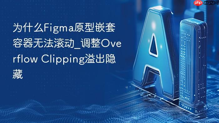 为什么figma原型嵌套容器无法滚动_调整overflow clipping溢出隐藏