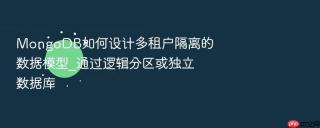 mongodb如何设计多租户隔离的数据模型_通过逻辑分区或独立数据库