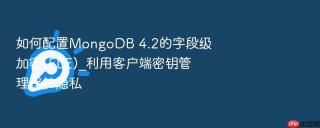 如何配置mongodb 4.2的字段级加密(fle)_利用客户端密钥管理保护隐私