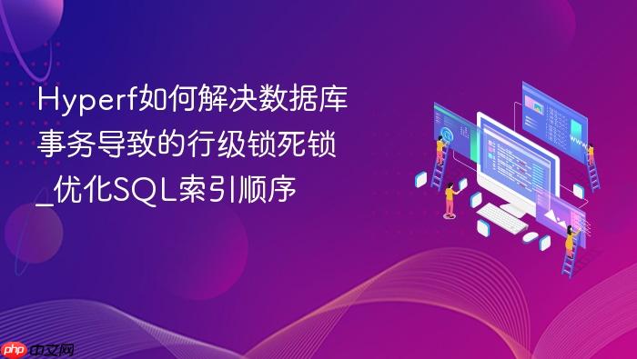 hyperf如何解决数据库事务导致的行级锁死锁_优化sql索引顺序