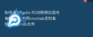 如何通过redis rdb快照实现冷备份方案_利用crontab定时备份dump.rdb文件