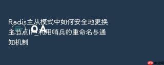 redis主从模式中如何安全地更换主节点ip_利用哨兵的重命名与通知机制