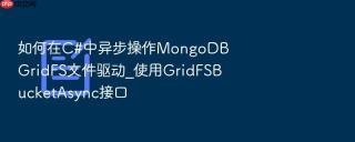 如何在C#中异步操作MongoDB GridFS文件驱动_使用GridFSBucketAsync接口