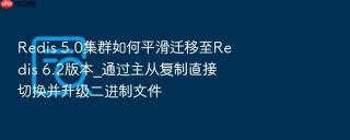 Redis 5.0集群如何平滑迁移至Redis 6.2版本_通过主从复制直接切换并升级二进制文件