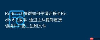 redis 5.0集群如何平滑迁移至redis 6.2版本_通过主从复制直接切换并升级二进制文件