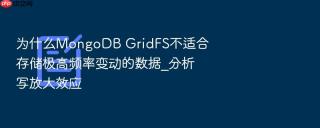 为什么mongodb gridfs不适合存储极高频率变动的数据_分析写放大效应