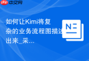 如何让Kimi将复杂的业务流程图描述出来_采用描述语言Prompt