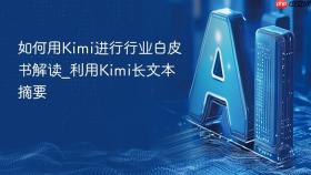 如何用kimi进行行业白皮书解读_利用kimi长文本摘要