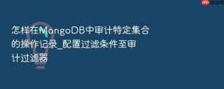 怎样在mongodb中审计特定集合的操作记录_配置过滤条件至审计过滤器
